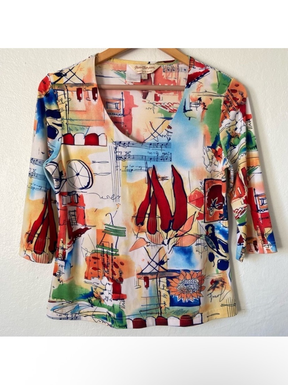 Norm Thompson Artsy Top